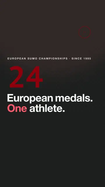24 European medals. One athlete.